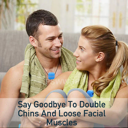 Jaw Exerciser for Women - Double Chin Reducer, Facial Toner, Neck Exerciser for Younger and Healthier Look Helps Reduce Stress and Cravings Jawline Trainer (Pop N Go Beginner Pink)